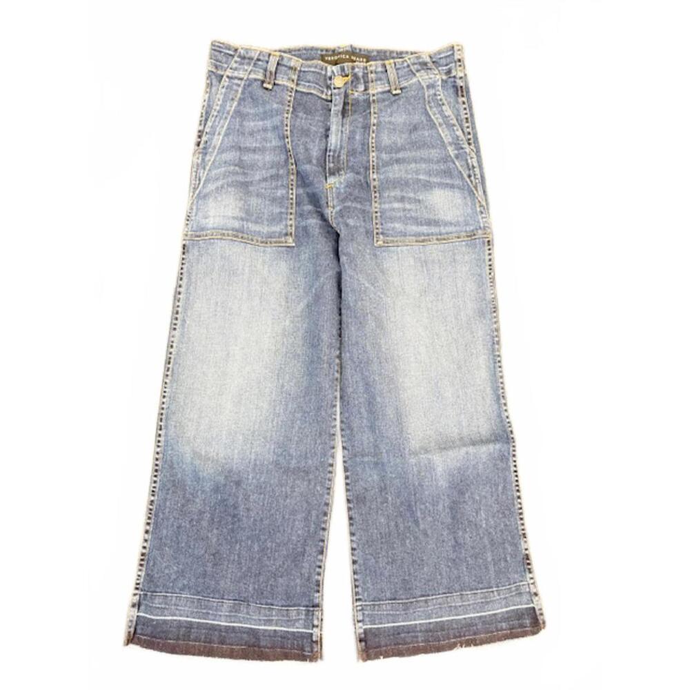 NWT New Veronica Beard Lou Released Hem Gaucho Jeans 32
